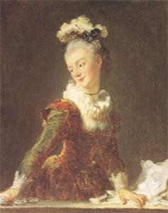 Jean Honore Fragonard Marie-Madeleine Guimard Dancer (mk05) Norge oil painting art